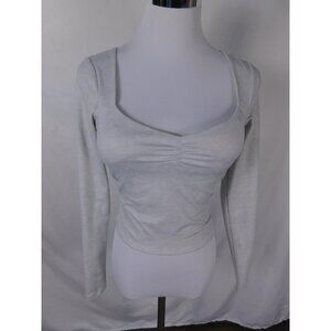 Gilly Hicks Recharge Top Womens Small Long Sleeve Scoop Neck Stretch Athletic